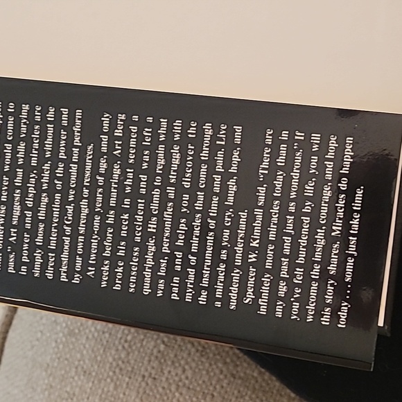 Some Miracles Take Time Hardcover Book By Art E. Berg - Picture 4 of 9